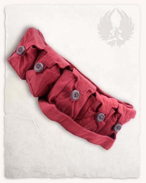 Borchard five-bag-belt red