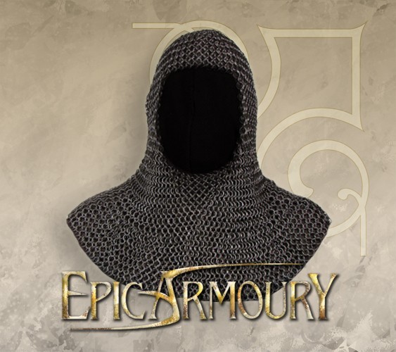 Darkened Chainmail Hood