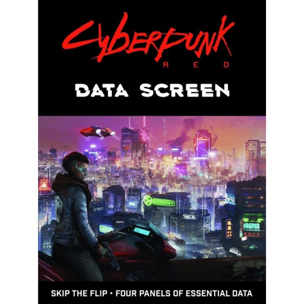 Cyberpunk RED: RPG Data Screen