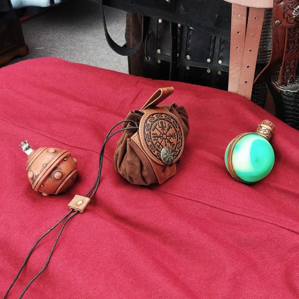 Pleather Belt Pouch - Vegvisir Mini