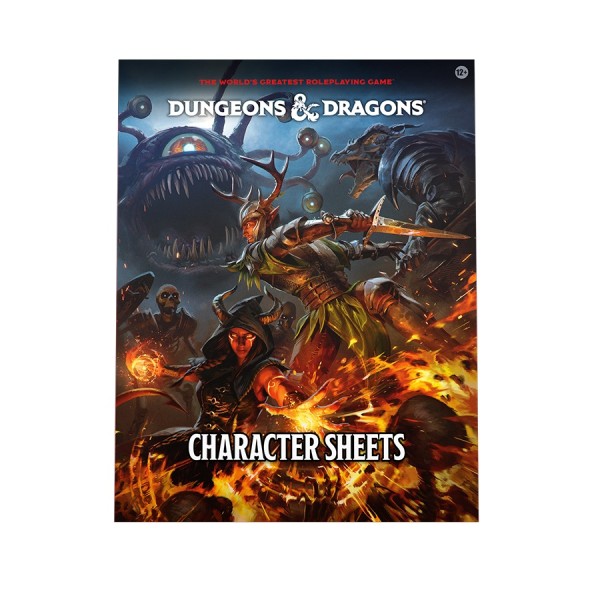 D&amp;D Dungeons &amp; Dragons Character Sheets (2024)