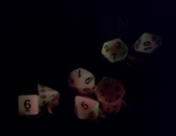 Deadly Glowing Dice