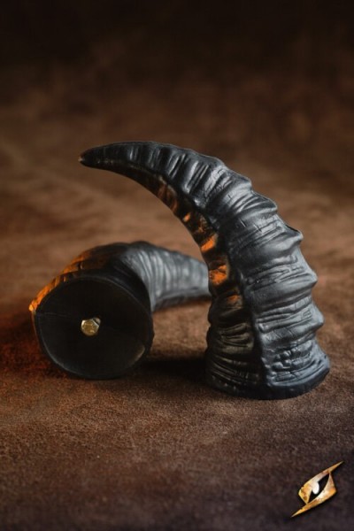 Mountable Demon Horns Large Unpainted