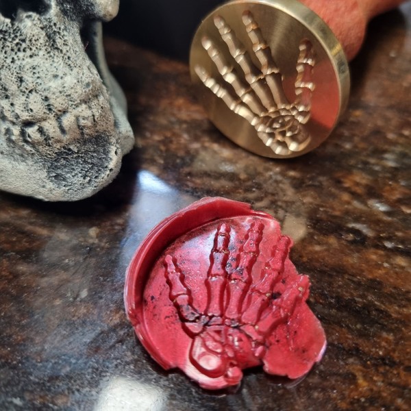 Wax Seal - skeleton hand