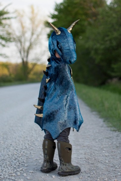Dragon Cape - Teal &amp; Gold