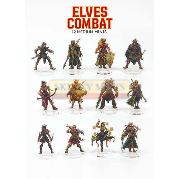 Skinny Minis - Elves Combat