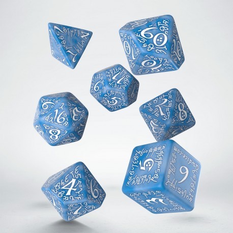 Elvish Glacier & White Dice Set