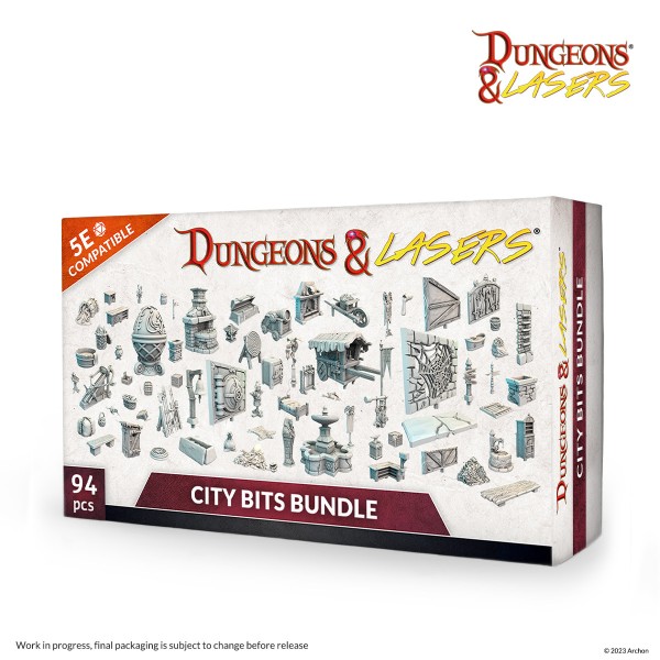 Dungeons &amp; Lasers: Expansion Bits - City Bits Bundle