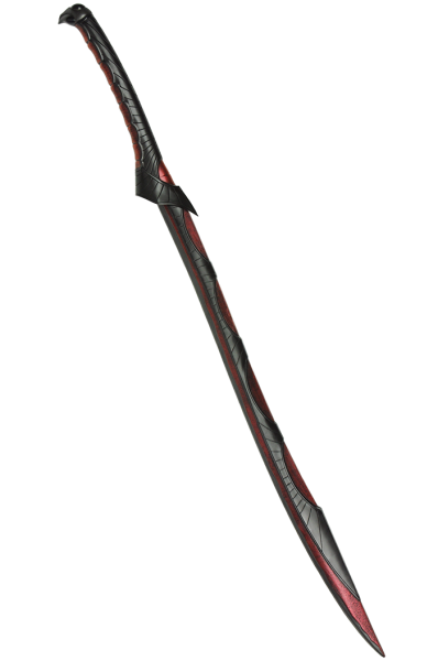 Dark Elven Saber - Red - Long